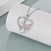 Pendant Necklaces I Love You Mom Necklace With Luxury Rose Gift Box For Birthday Christmas Romantic 2024 Fashion Jewelry Accessories