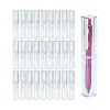 Sacs 25pcs Clair acrylique crayon crayon crayon emballage coffret coffret en plastique vide Conteneur de rangement stylo