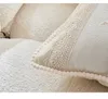 Pillow Chenille Europe Style Jacquard Removable Washable Covers 50x70cm Rectangular Lumbar Pillows Lace Decorative S