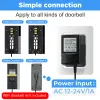 CPUS US UK EU PLUT 18V AC Transformer Charger Cable for WiFi Wireless Doorbell Camera Power Adapter IP Video Intercom Ring 110V 220V