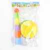 Other Bird Supplies 1/2/4PCS Parrot Toy Bite Chewing Pet Swing Ball Standing Plastic Rings Training Intelligence