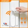 Vêtements Staniot DS100 Tuya 433MHz Accessoires d'alarme Smart Remote Contrôle sans fil Porte de fil et Capteur d'alarme de fenêtre Open / Fermer Detecors