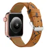 Luksusowy pasek Apple Watch 38 40 41 42 44 45 49 mm kwiatowy skórzany pasek pasek odpowiedni dla IWatch 8 7 6 5 4 SE Pasek projektowy LX00510 Modny pasek z wysokiej klasy pas