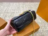 المصمم الشهير الكلاسيكي GO-14 مبطن حقيبة Crossbody حقيبة اليد الأزياء النساء رفرف حقيبة الكتف الكتف عالية الجودة فاخرة من الجلد الأصلي حقيبة حقيبة حقيبة حقيبة.