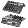 Utrustning gratis AGTD4 Series 4/6 kanaler 99 Effekter 7 Band EQ USB Play and Record Bluetooth DJ Party School Sound Audio Mixer