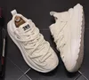 White Pure Men Designer Running Platform Fashion Mesh Party Travel School Sports Shoes Sweat Absorption Breathable Flats 8114