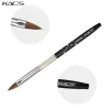 Tools Kads 5pcs 8# Acrylic Nail Brush Black Nail Tools Art Brush Set Brushes for Painting Manicure Material Nail Brushes for Painting