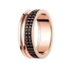 Helt ny high-end-ring, klassiker för ett par, 18k Rose Gold Valentine's Day Gift Ring tillgänglig gratis presentförpackning storlek 5/6/7/8/9/10