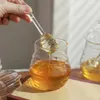 Bottiglie di stoccaggio Honeycombs baratto di vetro con coperchi a bastone all'ingrosso