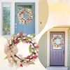 Kwiaty dekoracyjne dwa kolor Kreatywny design Garland Wewnień do ozdoby wielkanocnej do drzwi przednich Duże Walentynkowe wieniec