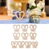 Bottles 10x Wood Table Numbers DIY Seat For Party Celebration Bridal Shower