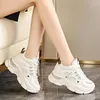 Casual schoenen zomer dames dikke modieuze beige kleur kleur ideaal voor sport en slijtage Design dames chaussure femme