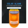 Lamp Solar Alarm Light Wireless Ip65 Motion Sensor Outdoor Garden Security Lamp Stroboscope Strobe Light Led Light Warning Light