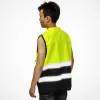 Abbigliamento S/m/l Visibilità ad alta visibilità Hivis Sicurezza Riflettente Giacca Night Security WitCoat con tasche per la corsa di lavoro