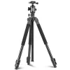 MONOPODS QZSD Q308H Kamera Enine Merkezi Tripod 63.3 "Canon Nikon DSLR Kamera Video Kamera için Çanta Panoramik Çekim ile