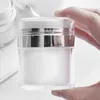 Bottiglie di stoccaggio 15/30/50 ml vuoto 15 cc Pompa a airless bianca Verma RIFILABILE GEL DISPENSIONE DISPENSER VERARE CONTRATURAMENTO COSMETICO