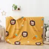 Childrens Kindergarten Quilt Cover Cushion Pillowcase 3 -koppig schattige cartoon anime -patroon beddengoed set LC222 240325