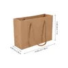 Sacs de rangement 10pcs Sac en papier portable Kraft Snack Gift Container Goding Supply