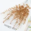 Decorative Flowers 12PCS Artificial Eucalyptus Leaves Fake Green Leaf Branches For Wedding Party Outdoor Garden Table Decoration Home Decor