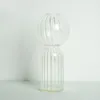 Vasos vasos de flor para decoração de mesa sala de estar decorativa de rosa de rosca terrário de vidro recipientes nórdicos