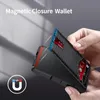 1PC Minimalistyczny portfel męski, uchwyt na kartę kredytową RFID, z klipem pieniężnym Slim Bifold Wallet, idealny prezent dla mężczyzn