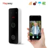 Dörrklockor Hayway Wireless WiFi Video Doorbell Tuya Video Door Phone Home Video Intercom Camera IP65 Waterproof FingerPrint Låst upp