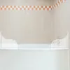 Shower Curtains Bathtub Splash Guard Transparent Bath Tub Splatter Protector Water Drip Corner Wash Basin Edge Bathroom Supply Essentials