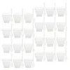 Tazas desechables pajitas tazas de postre batido mousse portátil portátil recipiente de plástico reemplazable hogar