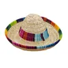 Hondenkleding kostuum levert Sombrero Pet Cat Straw Hat Mexicaanse ornamenten kleurrijk E0R9