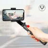 Monopody stabilizator smartfonów ręczny stojak stabilizator selfie Selfie z bezprzewodową migawką statywem do smartfona vilog wideo