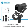 Monopods Feiyutech 2022 New Feiyu Scorpc 3axisハンドヘルドジンバルスタビライザーハンドルハンドルグリップポール三脚付きDSLRカメラのグリップ