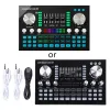 Adapter 48V Microphone Mobilephone Computer Input Mixer Audio Card12Kinds of Reverb Tone Werely för Tablet Laptop