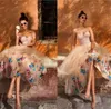 Colorful Butterfly Tea Length Prom Dresses 2019 Sweetheart Lace Appliques Sleeveless A Line Formal Party Gowns Zipper Back Homecom6009544