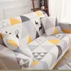 Chair Covers Elastic Nordic Floral Sofa Cover Spandex Slipcover For Living Room 1/2/3/4 Seater Removable Chaise Longue Couch Protector