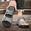 Slippers Men's Sandals Summer Non-slip Wear-resistant Beach Shoes For Men Sports Outdoor Soft Sole Open Toe