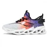 Zapatos informales Summer de verano grande Mesh transpirable Sports Flying Woven Running cómoda