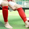1Pair Sports Soccer Shin Guard Socks Pad Hylsa Sock Leg Support Football Compression Vuxen Tonåringar Ben Legskydd 240402