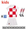 2024 Maglie da calcio Modric Kids Croazia Brekalo Perisic Brozovic Kramaric Rebic Livakovic 24 25 Croacia Football Shirt Kit Kit