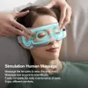 Eye Massager Smart Airbag Vibration Compress Massage Bluetooth Musik Eye Trötthet Relief Relief Migraines Relief Sleep Improving 240322