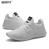 Chaussures de marche 2024 Men de style Qejevi Comfort Sneakers doux Sports athlétiques légers respirants