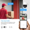 Cameras SMAR 4K 8MP WiFi PTZ Camera 5x Digital Zoom AI Human Detect OnVif Wireless CCTV IP Camera Home Security Protection Two Way