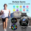 Zegarki 2022 Nowy Bluetooth Call Watch Men Amoled Screen Oryginalny inteligentny zegarek Wodoodporne sportowe sport 8 GB pamięć Smartwatch Mężczyźni Android