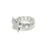 Frauen feiner Schmuck Hip Hop Out Moissanit Schmetterling Ring Custom Sterling Silber 925 1 Reihen Kubaner Ring