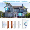 Campanelli towode m557 wireless cornam home security motion motion detector system welcome system 32 canzone 4 livelli volume regolabile