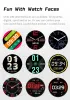 Bracelets pour Galaxy S22 + S21 Fe Note 20 Ultra S20 Fold 3 Smartwatch Full Touch Screen Long Standby Temps IP68 IP68 Smart Watch 2022