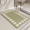 Badmattor Plaid Anti-Slip Bathmat Badrum Anti Fallgolvmatta med sugskopp toalett dusch rum säkerhet vattentäta fötter matta fast