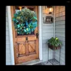 Decorative Flowers Gorgeous Wreath Door Hanger Sign Farmhouse Eye-Catching Decoration A To Your Neighbors