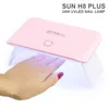36W LED Nails Lamp Mini Nail Dryer Machine Portable Weight USB Phototherapy Lamp For Drying UV Nails Gel Polish Manicurefor portable nail dryer