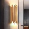 Wall Lamp Individuality Metal Modern Creative Light Retro Gold Bedroom Kitchen Livingroom Aisle Decoration Sconce Lighting