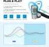 Plugs Boya BYP4U Omnidirectional Condenser Plug and Play Microfon Typec Mini Mic für Android -Smartphone -Tablets Vlog Sendung